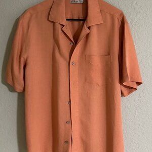 Batik Bay Men's button down Rayon Shirt size Medium